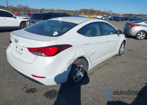 2015 Hyundai Elantra Se из США, поврежденный, VIN 5NPDH4AE8FH595901